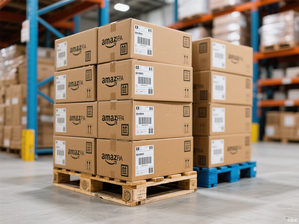 Amazon FBA prep shipping boxes China shoe factory palletized cartons